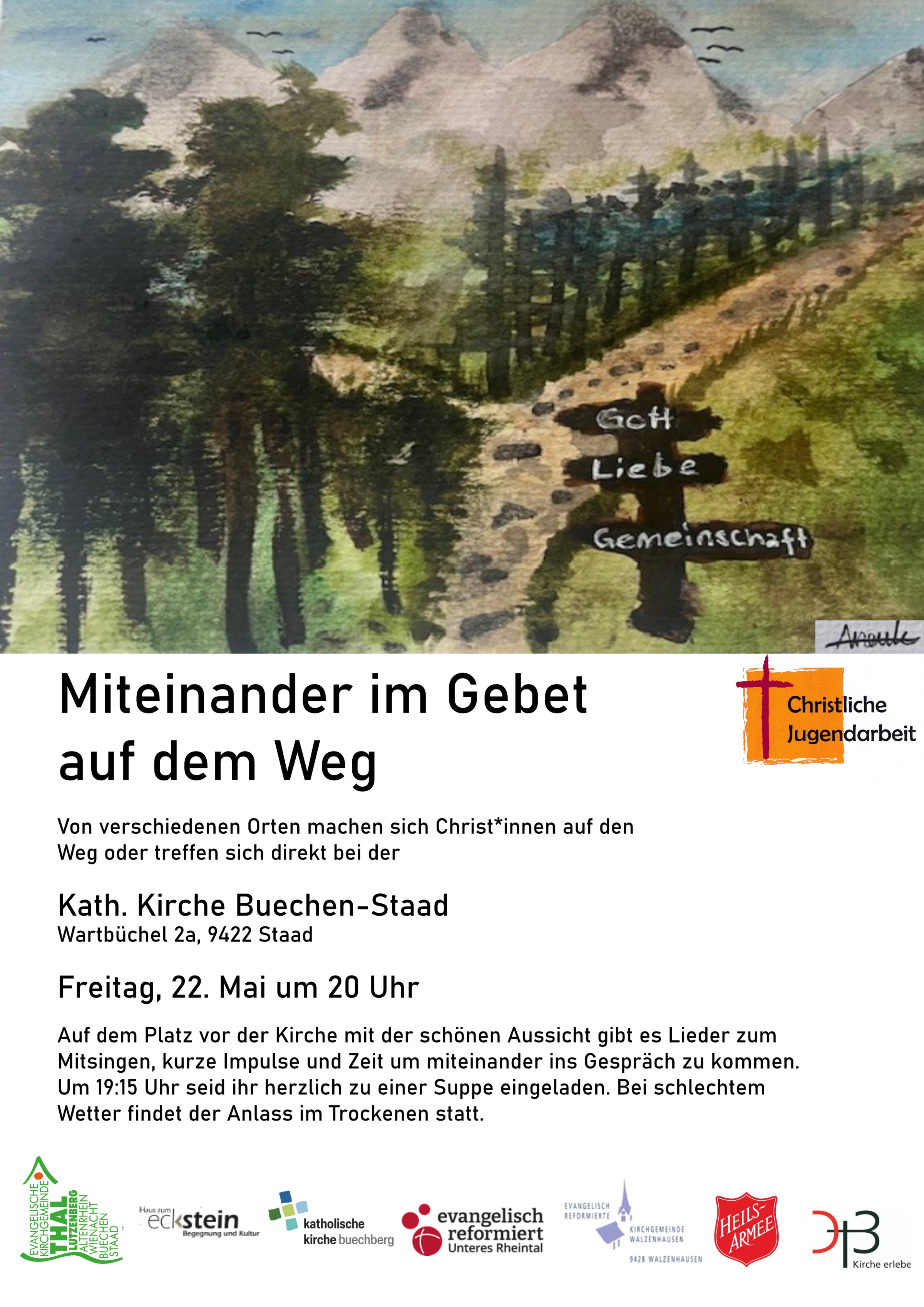 Miteinander im Gebet auf dem Weg